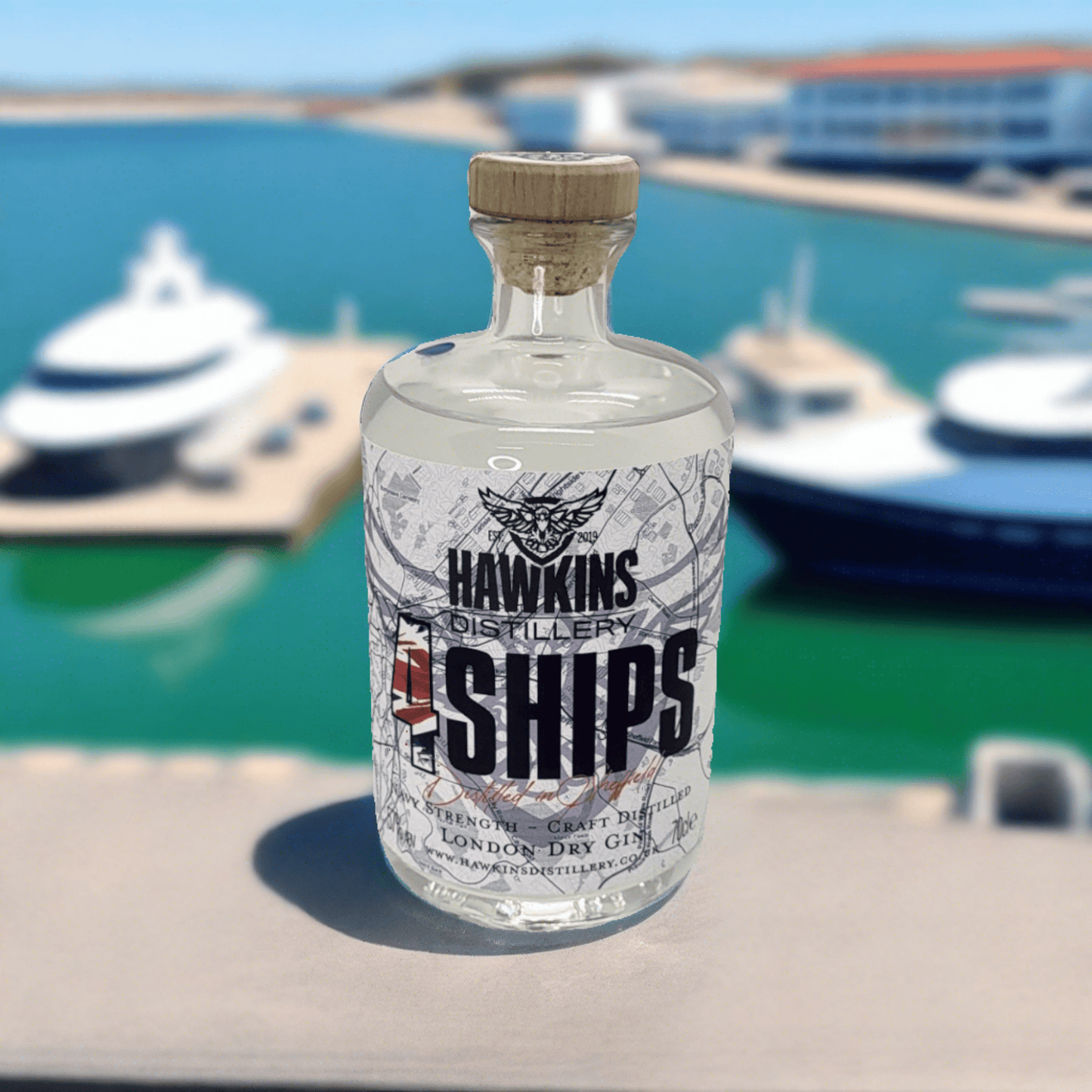 4Ships - Navy Strength Gin - Hawkins Distillery