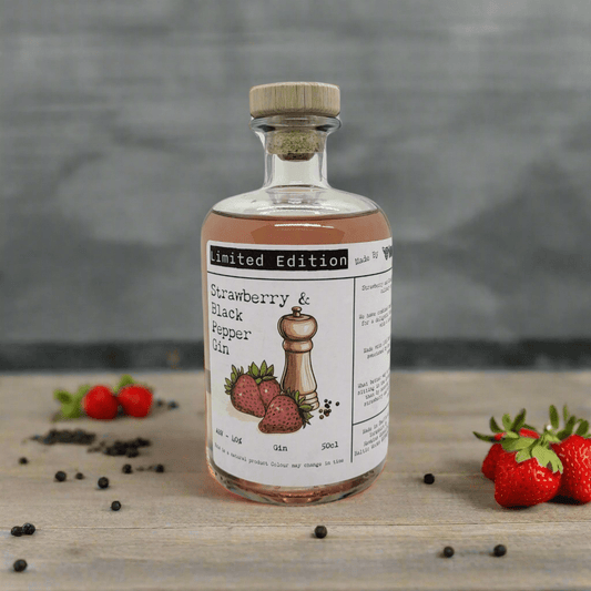 Strawberry and Black Pepper Gin - Hawkins Distillery
