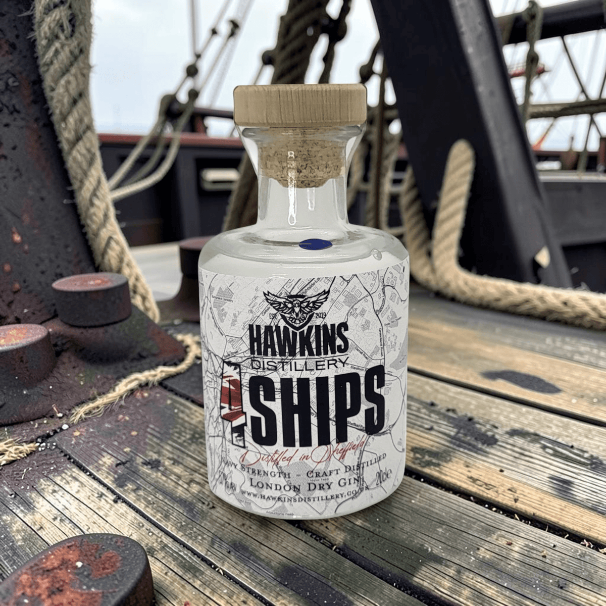 4Ships - Navy Strength Gin: A Nautical Powerhouse - Hawkins Distillery