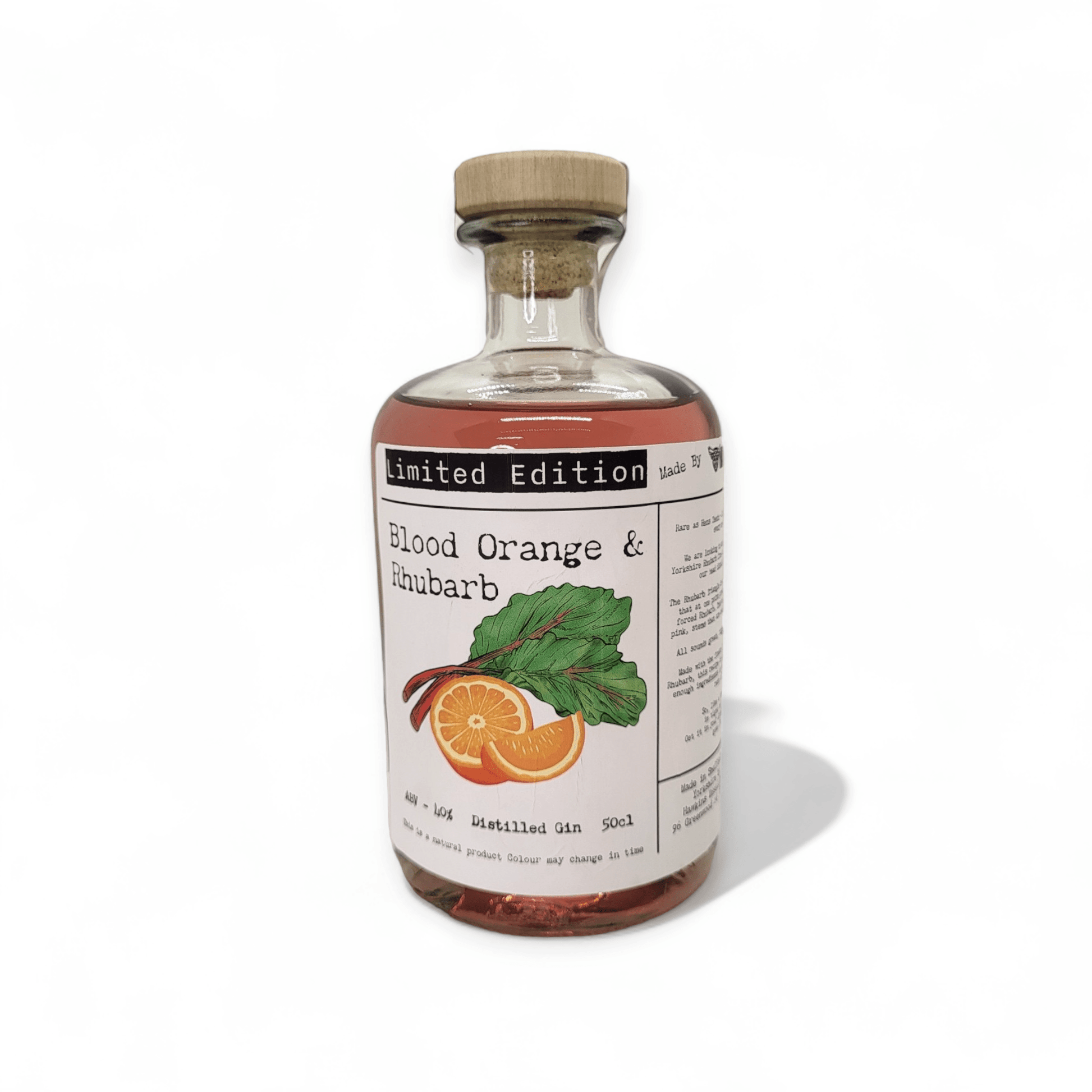 Rhubarb & Blood Orange Gin - Hawkins Distillery