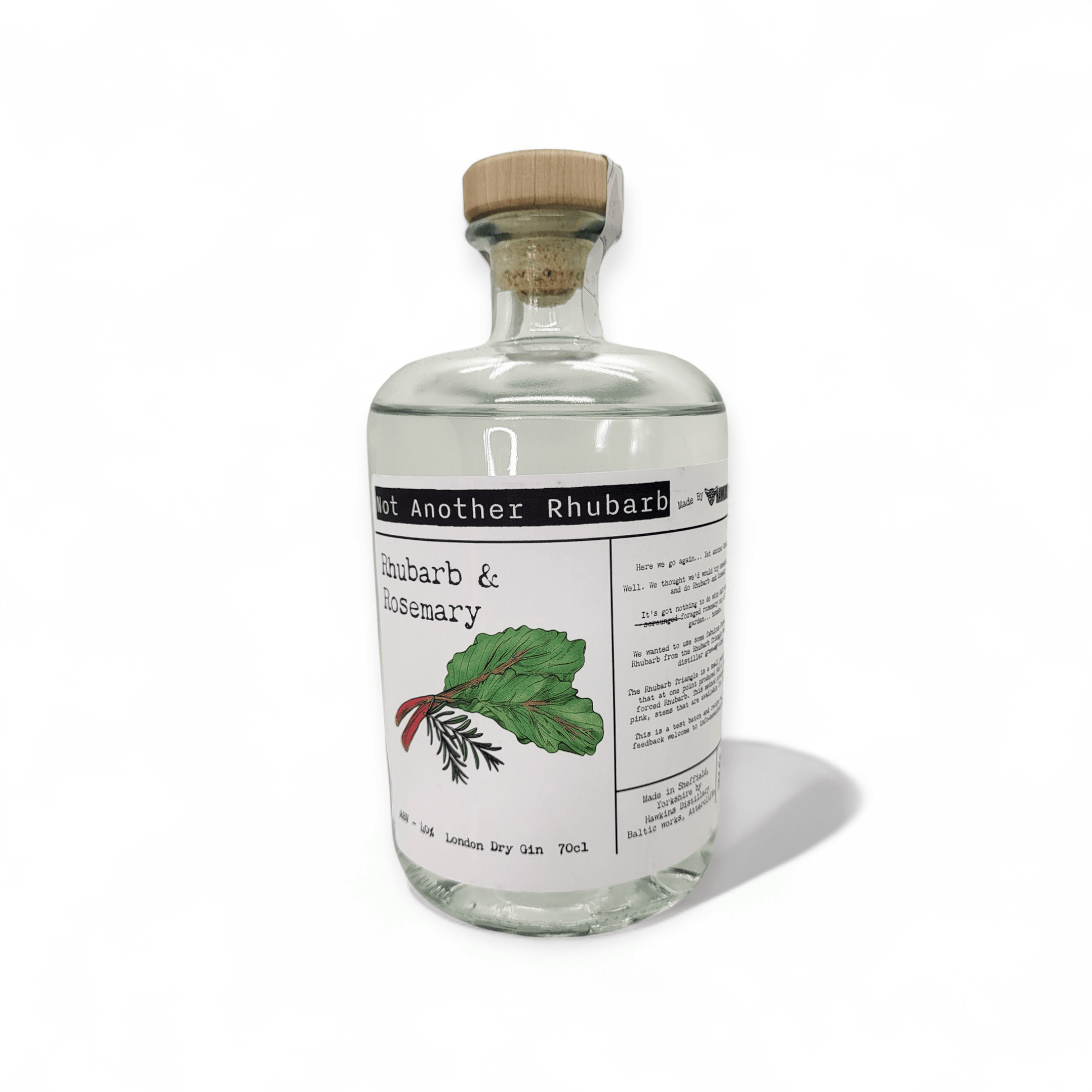Rhubarb & Rosemary Gin - Hawkins Distillery
