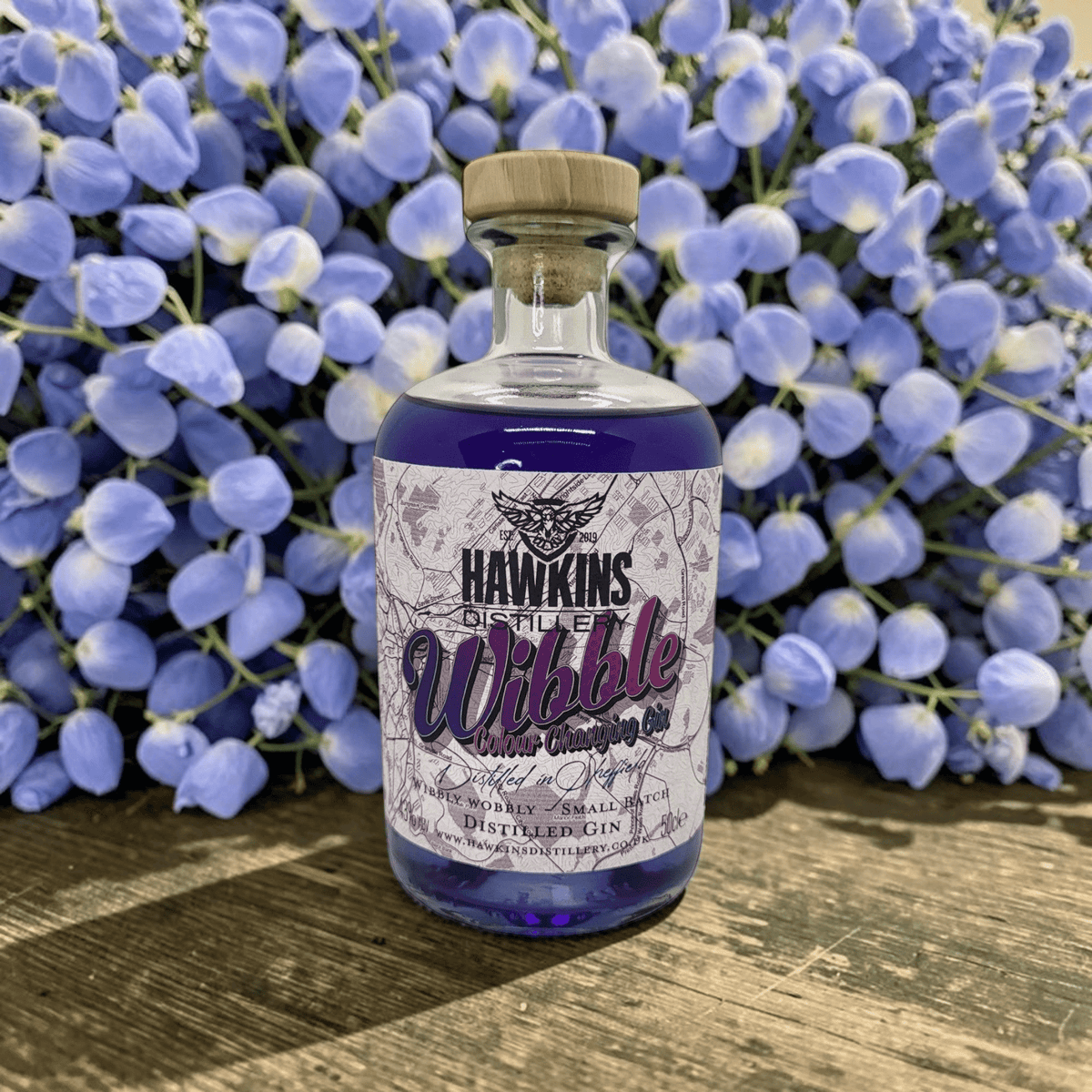 Wibble Colour Changing Gin: The Party Piece - Hawkins Distillery